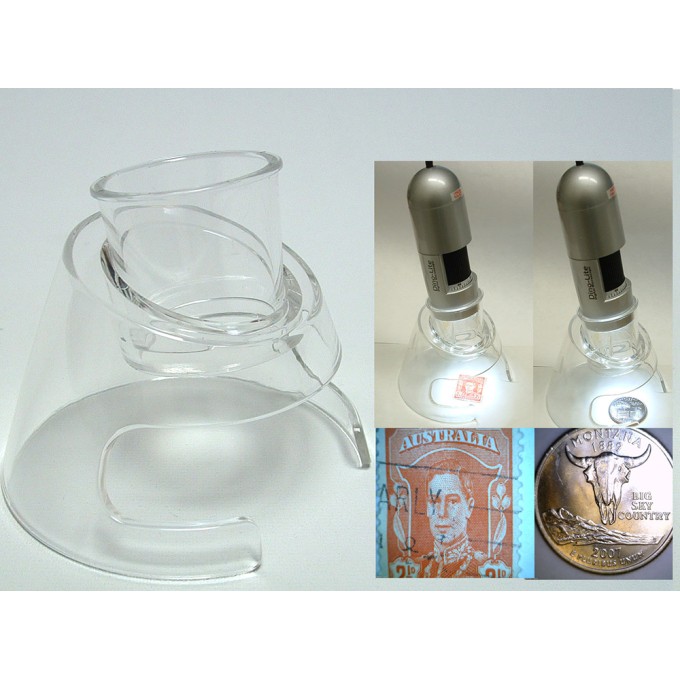 MS12C Stativ din plastic transparent pentru microscop Dino-Lite